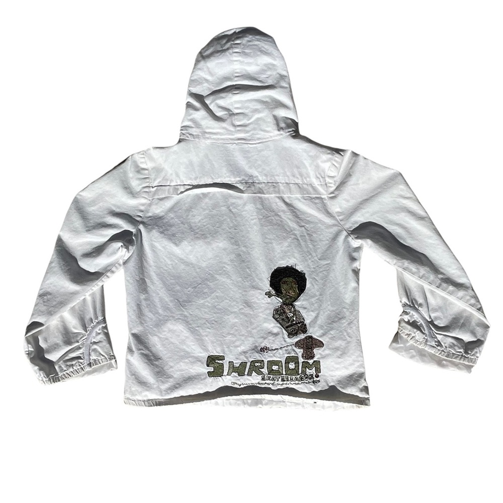 Vintage Shroom Skateboard War is Not the Answer Embroidered Jacket